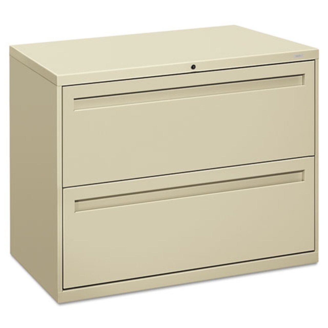 HON Brigade 700 Series 36 in. x 18 in. x 28 in. 2 Legal/Letter-Size File Drawers Lateral File Cabinets - Putty